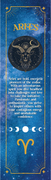 Seed Paper Bookmarks — The Zodiac Collection
