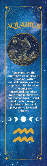 Seed Paper Bookmarks — The Zodiac Collection
