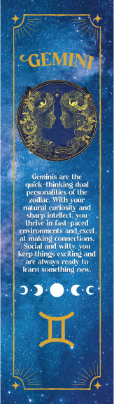 Seed Paper Bookmarks — The Zodiac Collection