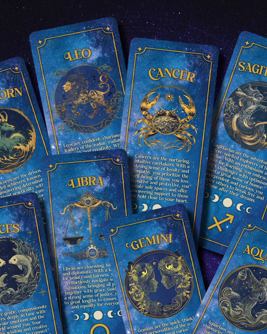 Seed Paper Bookmarks — The Zodiac Collection