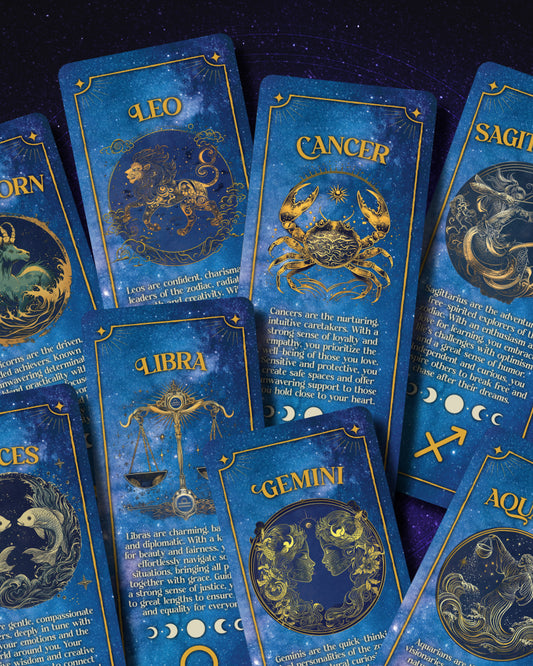 Seed Paper Bookmarks — The Zodiac Collection